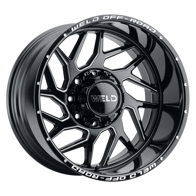 Weld Off-Road W117 20X9 Fulcrum 5X127 5X139.7 ET20 BS5.75 Gloss Black MIL 87.1