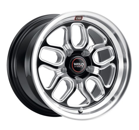 Weld S152 15X10 Laguna Drag 5X120.7 ET50 BS7.5 Gloss Black MIL Dia 78.1