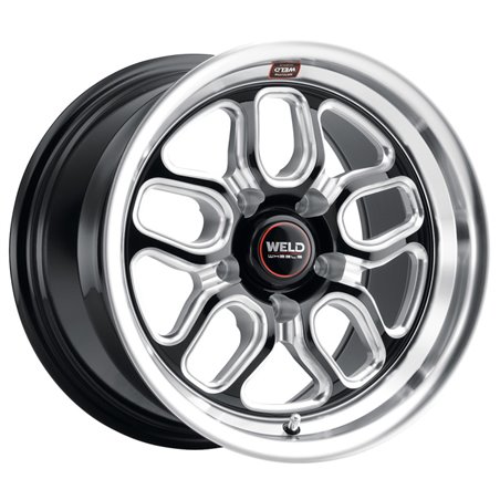 Weld S152 15X10 Laguna Drag 5X120.7 ET50 BS7.5 Gloss Black MIL Dia 78.1