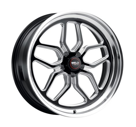 Weld S107 22X10.5 Laguna 5X120.7 ET13 BS6.25 Gloss Black MIL Dia 78.1