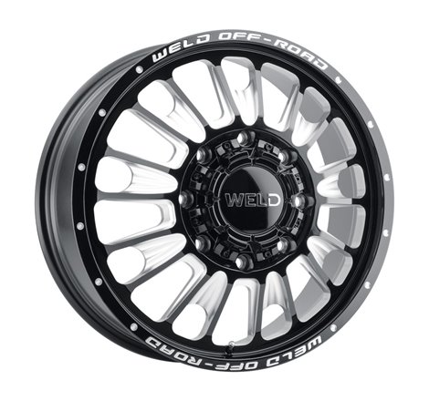 Weld Off-Road W121 20X8.25 Scorch Front 8X165.1 ET108 BS8.90 Gloss Black MIL 121.6