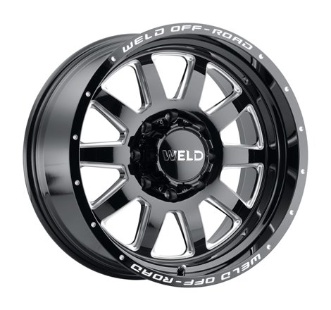 Weld Off-Road W102 20X10 Stealth 5X139.7 5X150 ET-18 BS4.75 Gloss Black MIL 110.2