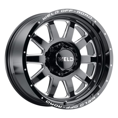 Weld Off-Road W102 20X10 Stealth 5X139.7 5X150 ET-18 BS4.75 Gloss Black MIL 110.2