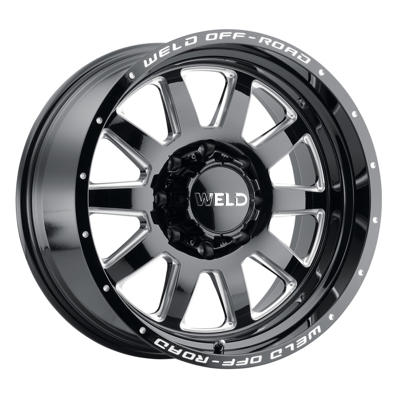 Weld Off-Road W102 20X10 Stealth 5X114.3 5X127 ET-18 BS4.75 Gloss Black MIL 78.1