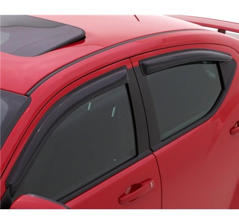 AVS 19-22 Mazda 3 Hatchback Ventvisor Outside Mount Window Deflectors 4pc - Smoke