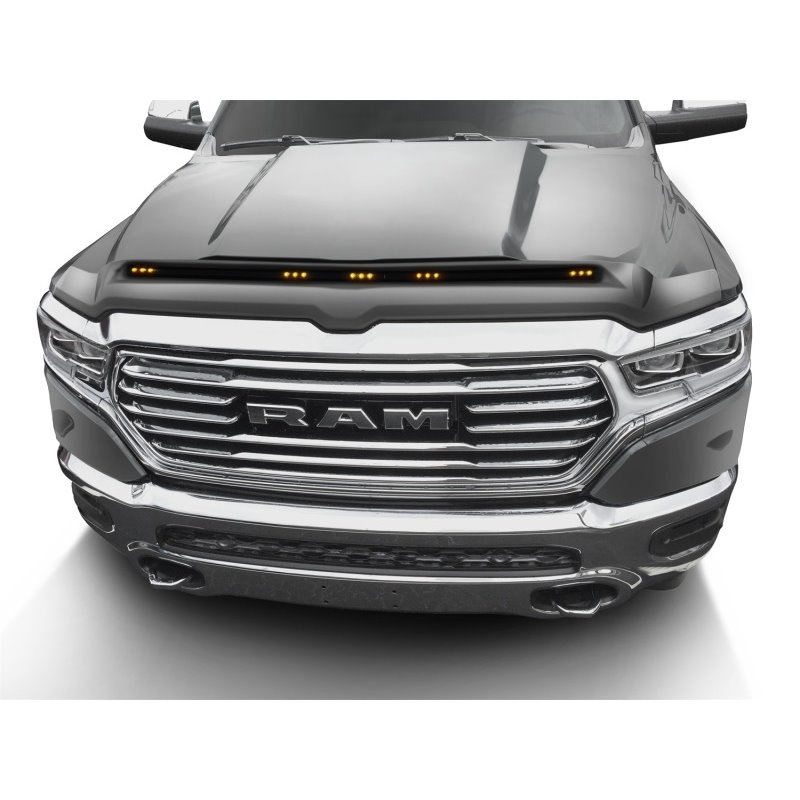 AVS 19-22 RAM 1500 (Excl. Sport Hood) Aeroskin Lightshield Color Match Hood Protector -Billit Silver