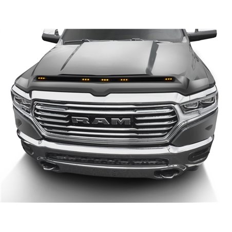 AVS 19-22 RAM 1500 (Excl. Sport Hood) Aeroskin Lightshield Color Match Hood Protector -Billit Silver