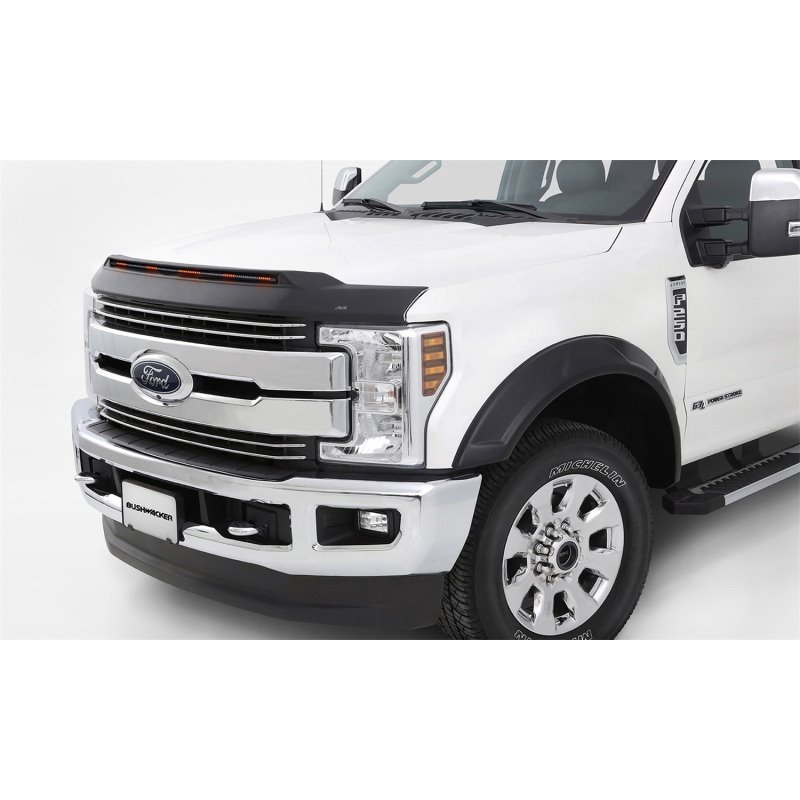 AVS 17-22 Ford F-250/F-350/F-450/F-550 Super Duty Low Profile Aeroskin Lightshield Pro - Black