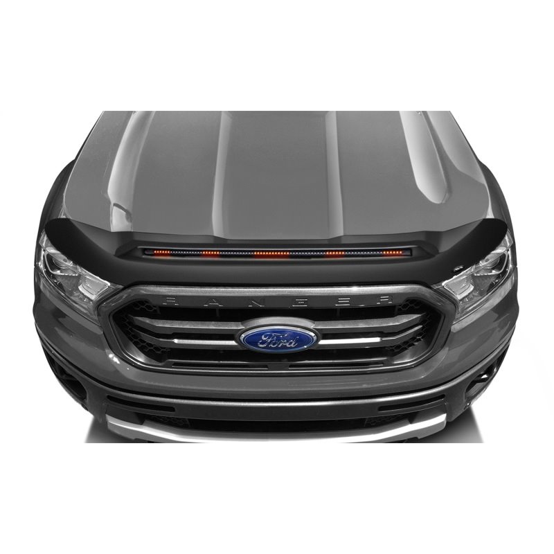 AVS 19-22 Ford Ranger Low Profile Aeroskin Lightshield Pro - Black