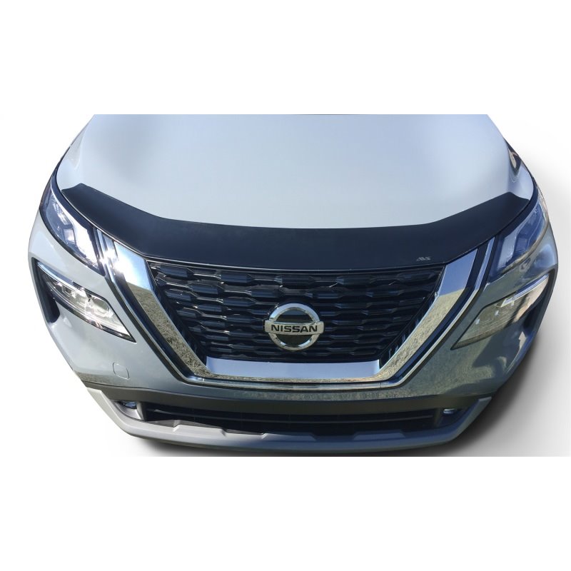 AVS 22-23 Nissan Rogue Aeroskin Low Profile Acrylic Hood Shield - Smoke