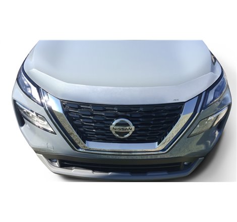 AVS 21-22 Nissan Rogue Aeroskin Low Profile Hood Shield - Chrome