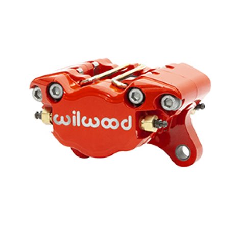 Wilwood Caliper-Dynapro Single 3.75in Mount 1.38in Pistons .38in Disc - Red