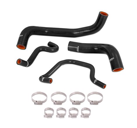 Mishimot 16+ Infiniti Q50/Q60 3.0T Silicone Coolant Hose Kit - Black