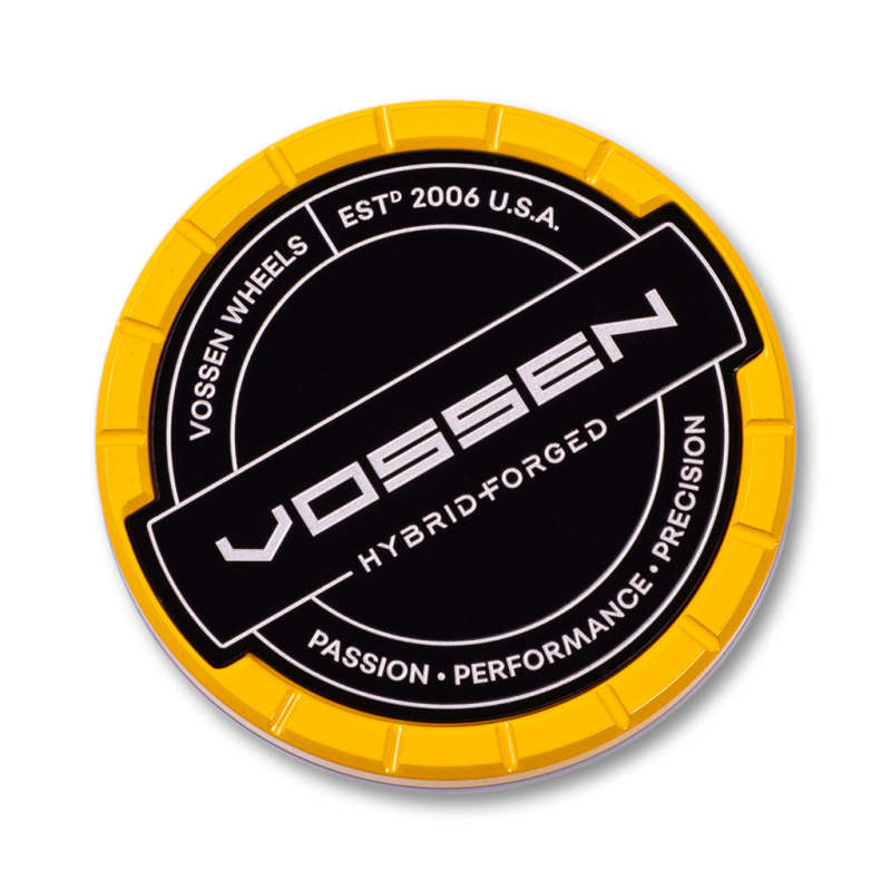 Vossen Billet Sport Cap - Large - Hybrid Forged - Yellow