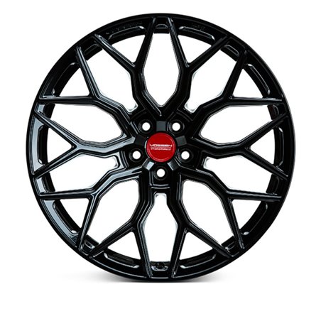 Vossen HF-2 20x9 / 5x120 / ET35 / Flat Face / 66.9 - Gloss Black