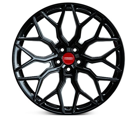 Vossen HF-2 20x11 / 5x120 / ET40 / Deep Face / 66.9 - Gloss Black