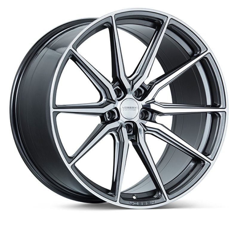 Vossen HF-3 20x9 / 5x120 / ET35 / Flat Face / 72.56 - Gloss Graphite Polished