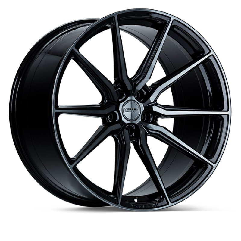 Vossen HF-3 20x10 / 5x120 / ET45 / Deep Face / 72.56 - Double Tinted - Gloss Black