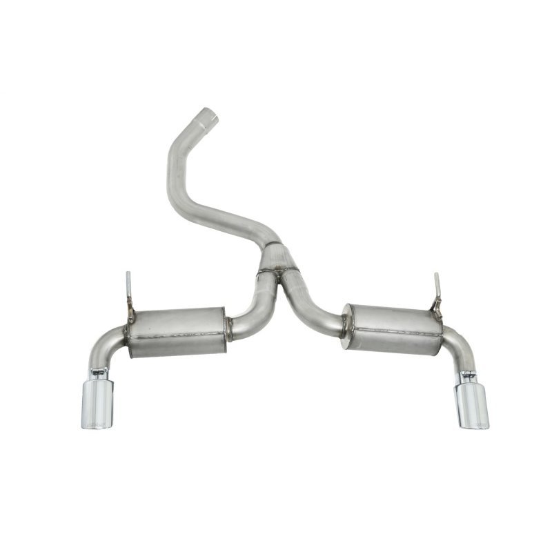 Gibson 14-21 Jeep Cherokee 3.2L 2.5in/2.25in Black Elite Cat-Back Dual Split Exhaust - Stainless