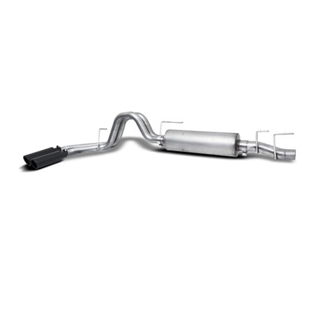 Gibson 21-22 Ford F150 2.7/3.3L 3/2.5in Cat-Back Dual Sport Exhaust System Stainless - Black Elite