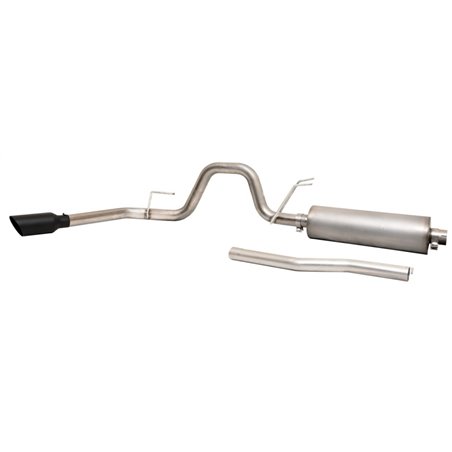 Gibson 20-21 Ford F250/F350 7.3L 3in Cat-Back Single Exhaust System Stainless - Black Elite