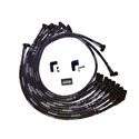 Moroso SB Ford 351W 135 Plug HEI Dist Sleeved Ultra Spark Plug Wire Set - Black