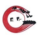 Moroso SBC Under Header 90 Plug Non-HEI Ultra Spark Plug Wire Set - Red
