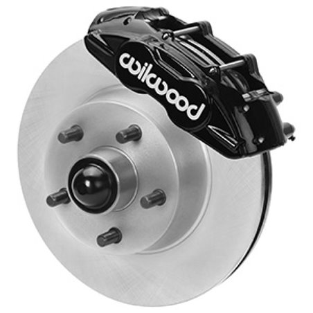 Wilwood 65-67 Ford Mustang D11 11.29 in. Vtd. Brake Kit w/ Flex Lines