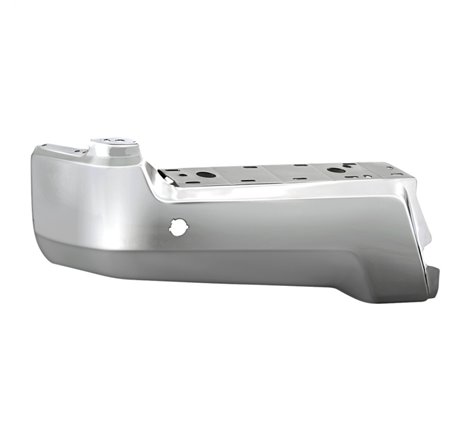 XTune 17-19 Ford F250/ F350 Rear Left Bumper Cap End w/ Sensor Hole - Chrome RB-FF25017-BEWS-L