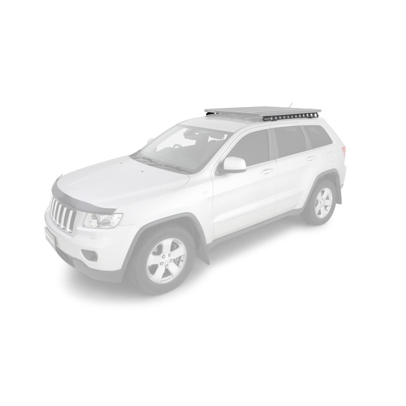 Rhino-Rack 11-21 Jeep Grand Cherokee WK2 4DR (w/ Metal Roof Rails) Backbone Mounting System - Black