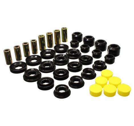 Energy Suspension 03-09 Ram 1500 Pickup 4WD Control Arm Bushing Set - Black