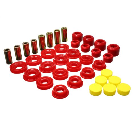 Energy Suspension 03-09 Ram 1500 Pickup 4WD Control Arm Bushing Set - Red