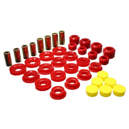 Energy Suspension 03-09 Ram 1500 Pickup 4WD Control Arm Bushing Set - Red