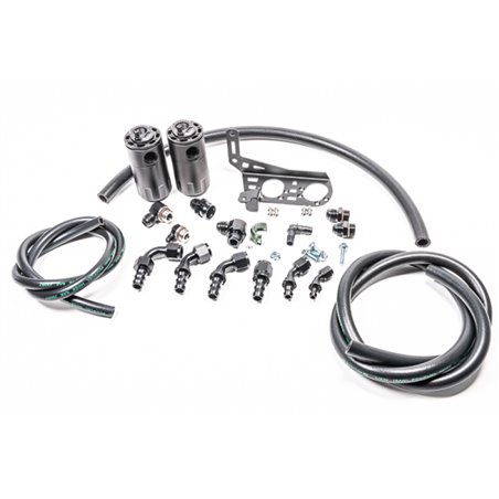 Radium Engineering Dual Catch Can Kit Gallardo LP Fluid Lock