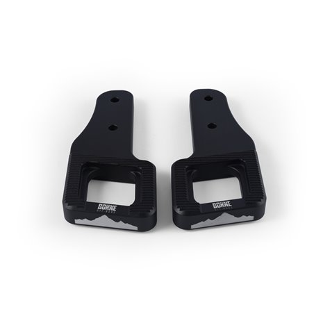 Mishimoto 2017+ Ford Raptor / 2009+ Ford F150 Borne Off-Road Billet Tow Hooks - Black