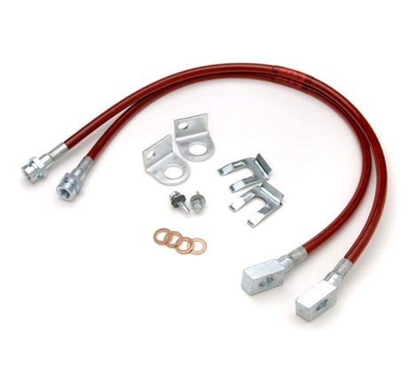 JKS Manufacturing Jeep Wrangler YJ HD Extended Brake Line - Front