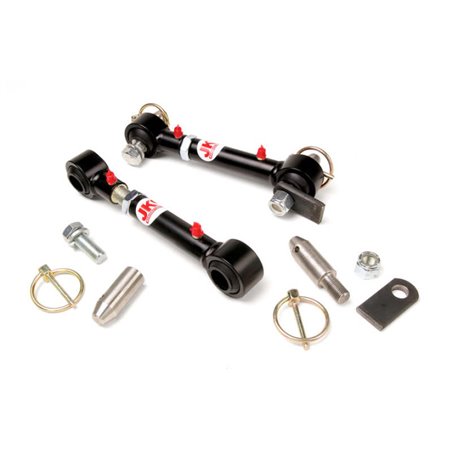 JKS Manufacturing Jeep Wrangler YJ Quicker Disconnect Sway Bar Links 0-6in Lift