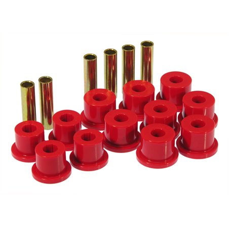 Prothane 73-87 GM Rear Spring & Shackle Bushings (w/ 1.75in Bushings) - Red