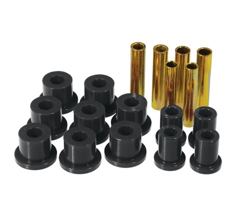 Prothane 67-70 GM 4wd Front Spring & Shackle Bushings - Black