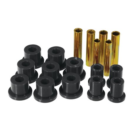 Prothane 67-70 GM 4wd Front Spring & Shackle Bushings - Black