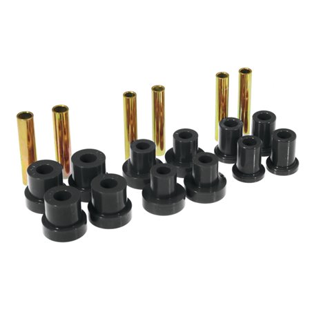 Prothane GM Front Spring & Shackle Bushings - Black