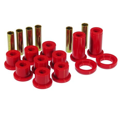 Prothane 82-00 GM S-Series 2/4wd Rear Spring & Shackle Bushings - Red