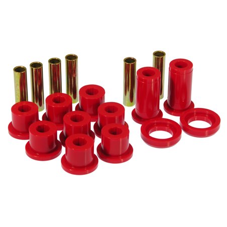 Prothane 82-00 GM S-Series 2/4wd Rear Spring & Shackle Bushings - Red