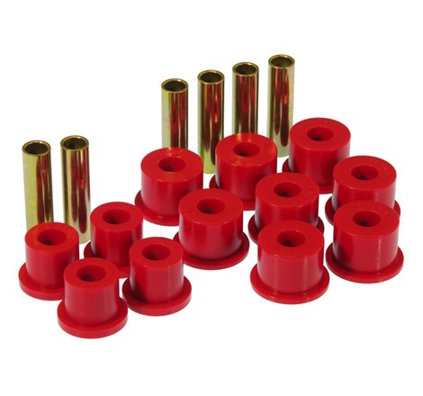 Prothane 88-98 GM 2/4wd Rear Spring & Shackle Bushings - Red