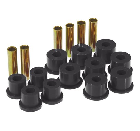 Prothane 88-98 GM 2/4wd Rear Spring & Shackle Bushings - Black