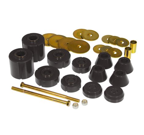 Prothane 67-72 GM Body Mount 12 Bushing Kit - Black