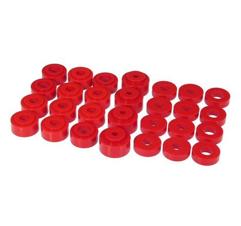 Prothane 68-72 GM Mid-Size Convert Body Mount - Red