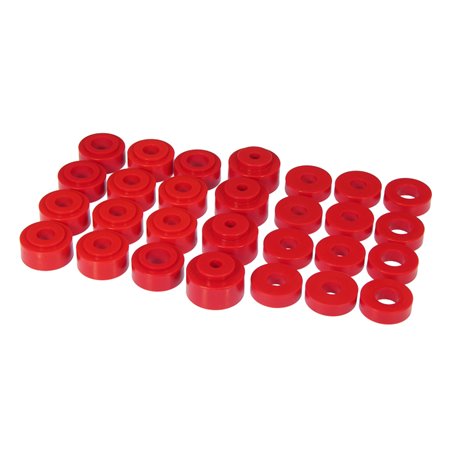 Prothane 68-72 GM Mid-Size Convert Body Mount - Red