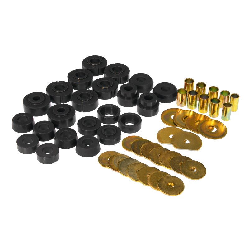 Prothane 65-70 GM Various 2dr Hardtop Body Mount - Black