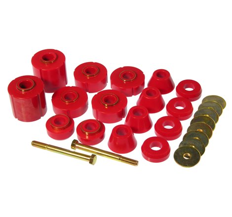 Prothane 75-79 GM 1/2 / 3/4 / 1T 2/4wd Body Mount - Red